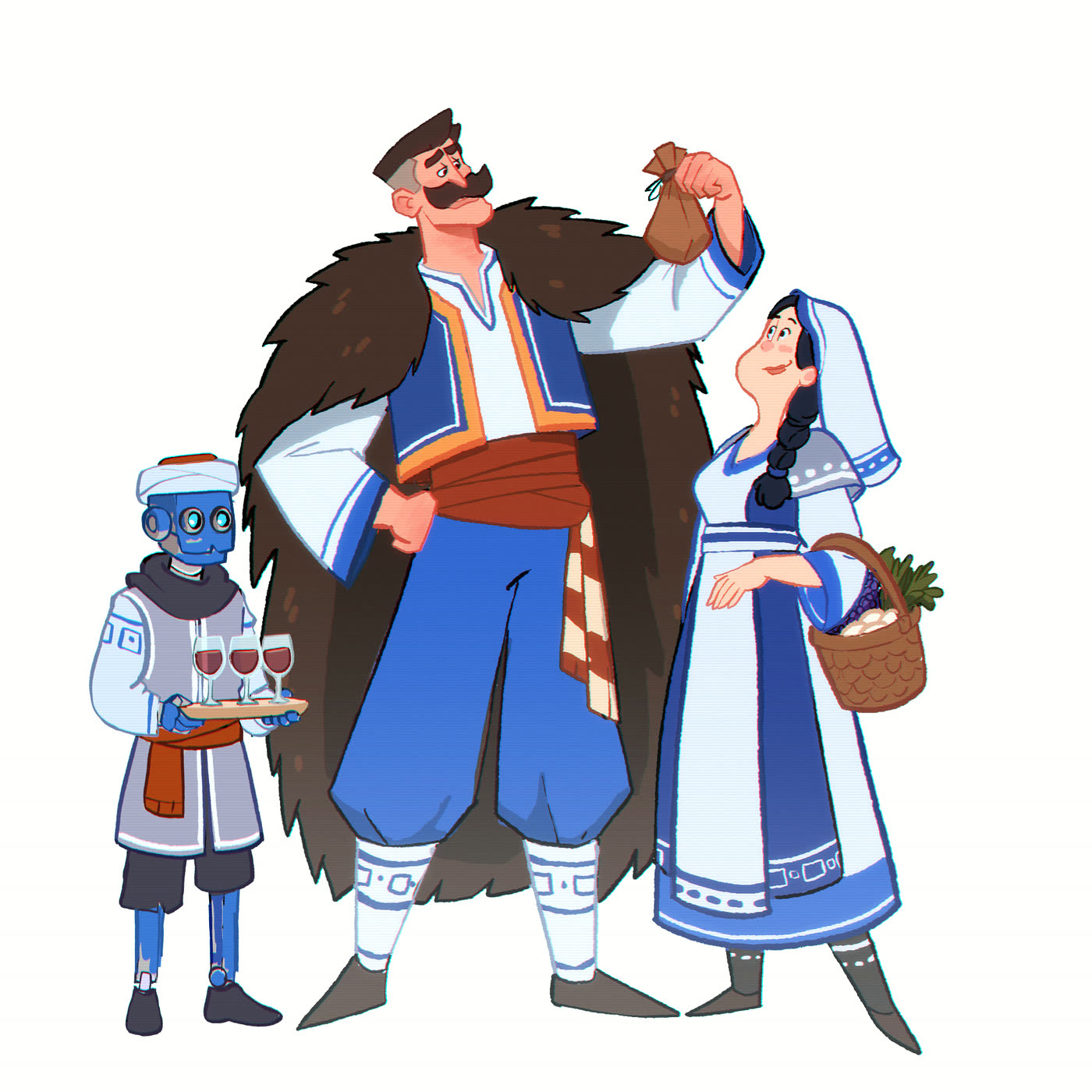 Bosuni: a line-up of characters